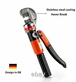 10 Ton Hydraulic Cable Crimper Hand Tool for 1/8, 3/16 Stainless Steel Cable