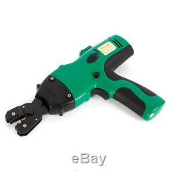12Ton Crimping Tool Terminal Ratchet Plier Crimper Cable Wire Hand Tool & 4 Dies