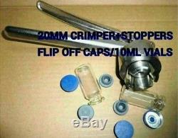 13mm hand crimper. Vial crimper for vials. Crimping tool for flip top lids