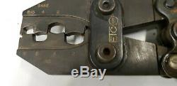 19 ETC Molex MTC 8200 Ratcheting Hand Crimper Tool, 8 to 2 Bare/Insulated Dies