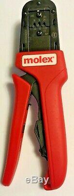 2-Molex 63819-0900 & 63819-0800 Hand Crimp Tools Pre-Owned