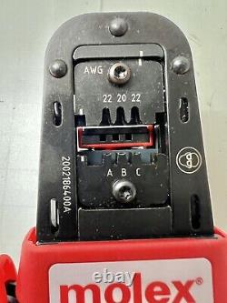 2002186400A Molex Tool Hand Crimper 22-22AWG -New, no Box