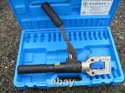 2014 Cembre HT51, two speed, hand hydraulic crimper, crimping tool and case