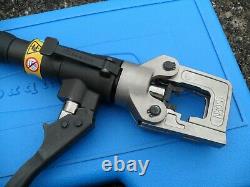 2014 Cembre HT51, two speed, hand hydraulic crimper, crimping tool and case