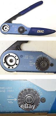3 Daniels DMC Astro AF8 M22520/1 Crimping Crimper Hand Tool M22520/3 Wire12-26