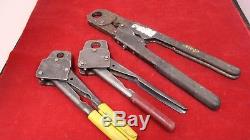 3 PEX Crimp Compact Hand Tool (1/2 and 1 angled, 1 Viega), AS IS Condition