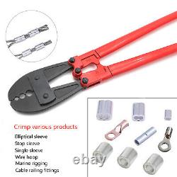 30 Swaging Tool, 5/32 1/4 5/16 Hand Swager Crimper for Wire Rope and Cable