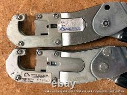 4 USED Buchanan M22910/7-1 Amphenol Hand Crimper Tools FREE SHIPPING