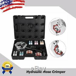 71500 A/C Hydraulic Hose Crimper Fittings Kit Hand Tool Crimping Set