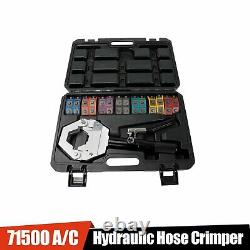71500 AC Hydraulic Hose Crimper Tool Kit Hand Tool Crimping Set Air Conditioner