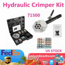 71500A/C Hydraulic Hose Crimper Tool Kit Hand Tool Crimping Set Hose set FAST US