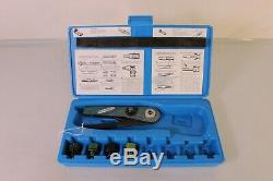 (8010) Daniels Hand Crimping Tool Kit With 4 Positioners