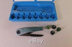 (8010) Daniels Hand Crimping Tool Kit With 4 Positioners