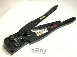 AMP 46121 P. I. D. G. HAND CRIMP TOOL 26-22 RED / YELLOW PERFECT CONDITION ad1p51