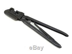 AMP 69710-1-E Hand Crimp Tool Ratchet Crimper with 90140-1 10-8 Tooling 69710-1