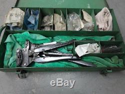AMP Hand Ratching crimping tool with metal carrying case # 69140-1-R / 69141-1 A34