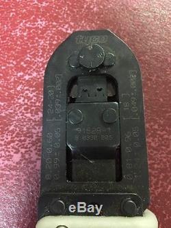 Amp Tyco Hand Crimp Tool Crimper 91528-1 Contact Pins 18-24 Awg & Metric