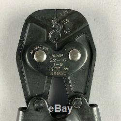AMP/Tyco 22-10 Single Action Hand Tool Crimper, 1-9, Type W, #49935