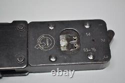 AMP Type F 90310-2-F TE Connectivity Crimp Hand Tool Crimper / 18-16 14