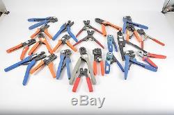 AS IS Hand Crimper Tools Lot of 23