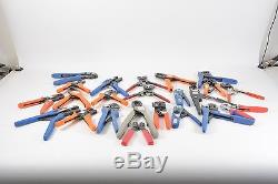 AS IS Hand Crimper Tools Lot of 23