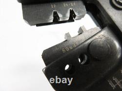 Amp 354940-1 Hand Crimp Tool & 58641-1 Die 28 20 Awg 58641-2 Te Connectivity