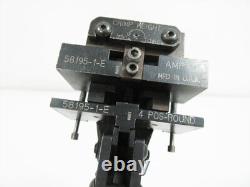 Amp 58195-1 -e 4 Position Round Die Assembly & 58194-1 -b Hand Crimp Tool Tyco