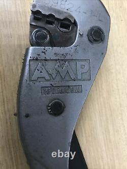 Amp 59824-1 Tetra Pidg Plasti-grip Pidg Faston 22-10 Awg Hand Crimp Tool II