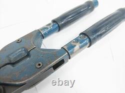 Amp 601075 Hand Crimp Tool Bantam Rota-crimp Solistrand Awg # 8 1/0 Blue X