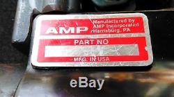 Amp Hydraulic Hand Crimp Tool #59974-1 With Terminyl C Die Set, Excellent