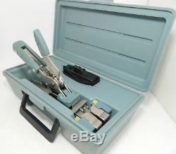 Amp No. 230971-1 Picabond Ratchet Hand Crimper Tool, Crimp Height Gauge & Case