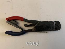 Amp / Tyco 59170 Controlled ratchet cycle hand crimp tool 14-22 awg