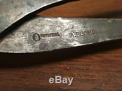 Antique A. Plomb Original Hand Forged Crimp Pliers, 1921-1927