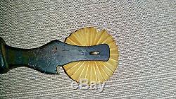Antique Hand Carved Ebony FISH SAILOR MADE Pie Crimper