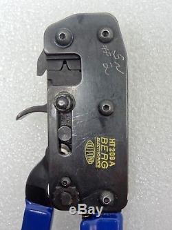 BERG Electronics Dupont HT208A Hand Crimper Crimping Tool Ratchet FREE S&H