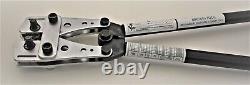 BURNDY Hytool Hand Operate Mechanical Rotating Crimp Tool 8 to 4/0 AWG Excellent