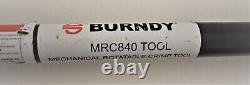 BURNDY Hytool Hand Operate Mechanical Rotating Crimp Tool 8 to 4/0 AWG Excellent