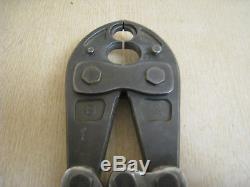 Burndy MD6-8 Hand Cable Crimper Compression Tool Free Shipping