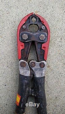 Burndy MD6 Hand-Operated Cable Crimper Compression Tool BG and D3