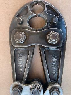Burndy Md6-8 Hytool Hand Operated Crimper Crimping Tool Used