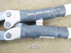 Burndy No. Md6 Crimper Hand Held Crimping Tool W-c C Die Set Made In USA