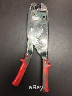 Burndy OH25 Hytool One Handed Dieless Full Cycle Ratchet Crimp Tool