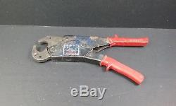 Burndy OUR840 Hytool 8000 lbs Hand Operated Ratchet Tool Crimper No Dies