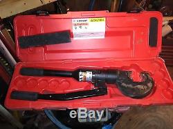 Burndy Y750HSXT Hydraulic Hand Crimper 12 ton selfContained Crimp Tool Hypress