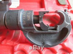 Burndy Y750HSXT Hydraulic / Manual Hand Crimping Tool / Crimper With Case