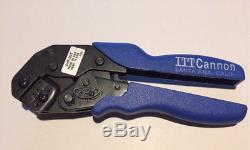 CHT-DLT18-20 Crimp Tool, Hand, ITT Cannon DL Series 18-20 Contacts