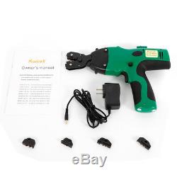 Cable Crimper Electric Automatic Pliers Hand Tools Wire Terminal Crimping 12 Ton