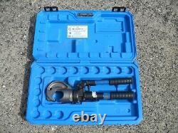 Cembre HT131-C, two speed hand hydraulic crimper, crimping tool & case