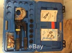 Cembre HT131-C, two speed, hand hydraulic crimper, crimping tool & case