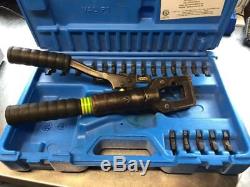 Cembre HT50 Hydraulic Hand Crimping Tool With 23 Dies